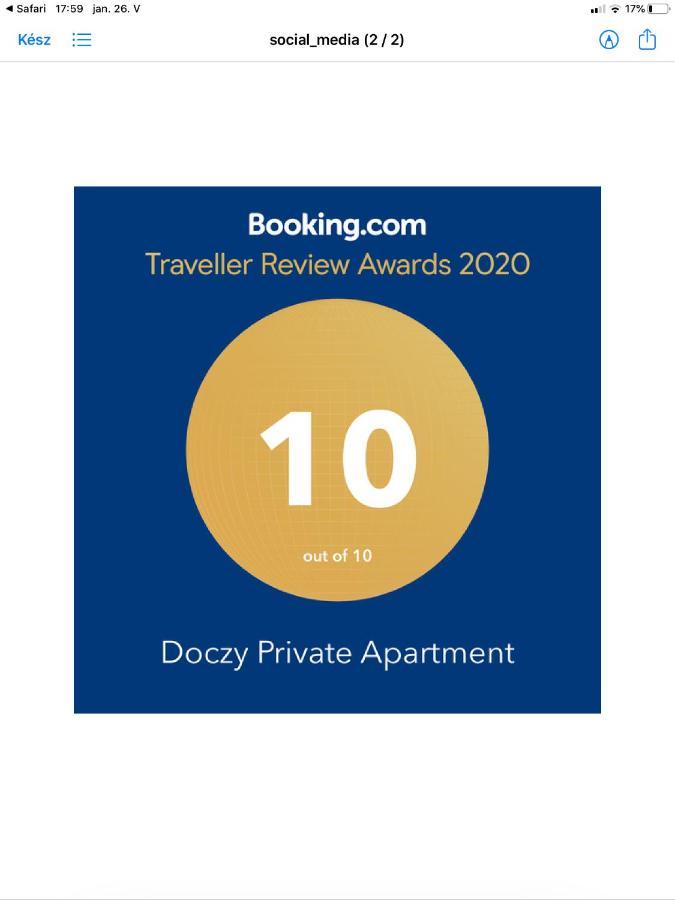 Doczy Private Apartment Debrecen Dış mekan fotoğraf